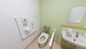 清潔なトイレスペース