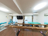 明るく広い共用スペース