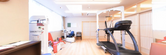 充実した設備のリハビリ室