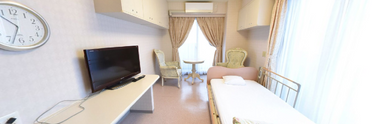 居室の一角を写した部屋