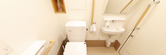 ケアホームの清潔なトイレ施設