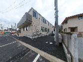 閑静な住宅街の外観