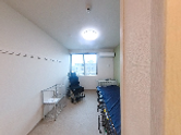 清潔なトイレ付き室内