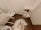 快適な設備の洗面所
