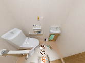 清潔なトイレ空間
