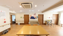ケア施設の快適な居間