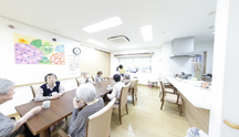 介護施設の共用スペース