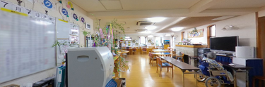 清潔でやさしい雰囲気の施設内部