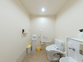ゆったりとしたトイレスペース