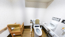 快適な介護施設のトイレ