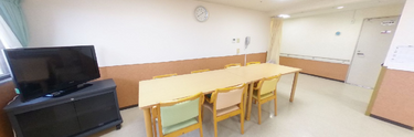 介護施設のスタッフ用共有スペース