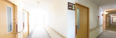 職員用施設の廊下風景