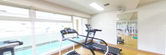 施設内のトレーニング設備