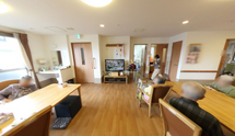 介護施設の居心地の良い休憩所