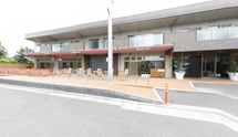 介護施設のエントランス周辺