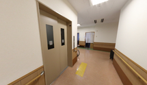 介護施設内の通路の風景