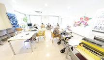 介護施設の活動エリアの風景