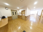 整備された施設通路