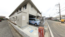介護施設周辺の静かな住宅街
