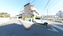 介護施設外観と周辺環境