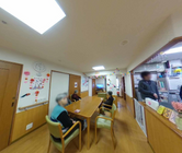 介護施設の居心地の良い共有エリア