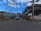 街並みと駐車場の風景