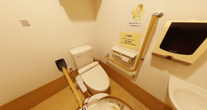 清潔なトイレのスペース
