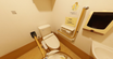 清潔なトイレのスペース