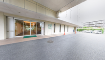 介護施設の受付前の眺め