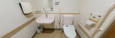 ケアホームの快適なトイレスペース
