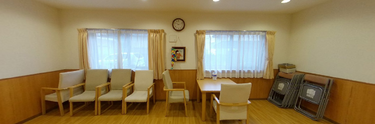 職員や入居者の憩いの場所