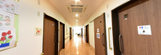 清潔感のある施設内廊下