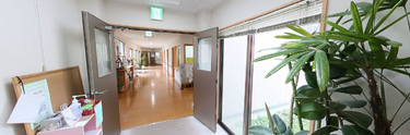 介護施設の中