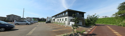 明るく開放的な介護施設