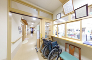 職員と利用者の交流スポット