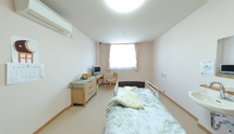 介護施設の居室の全景