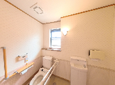 ゆとりのあるトイレ空間