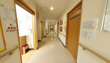 介護施設内の情報掲示コーナー
