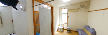 介護施設内の共用スペース