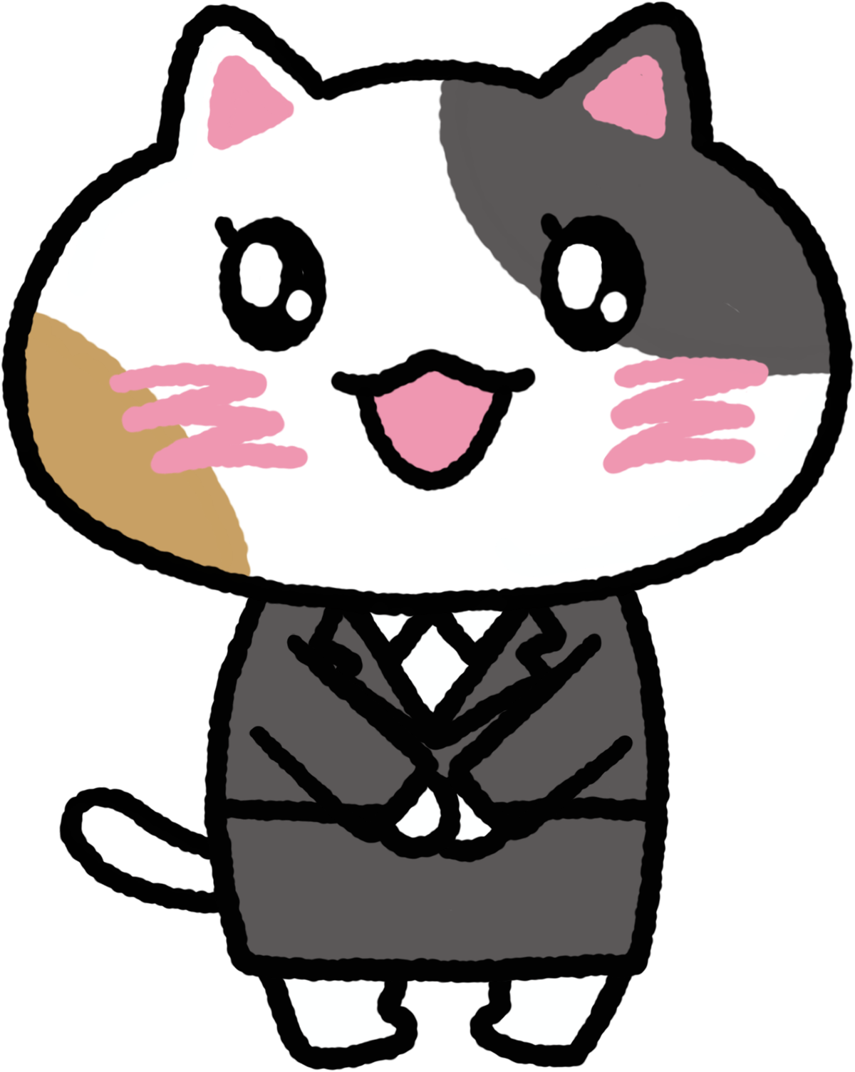 スーツ姿のうめ